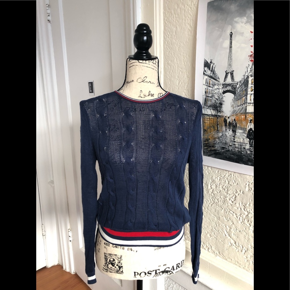 Blue sweater - fits XXS navy